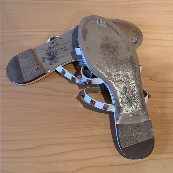 Valentino Garavani Rockstud Caged LeatherFlatSlide - Picture 6 of 6